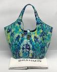 Brahmin Hydro Melbourne Croc Embossed Leather Carla Tote Bag