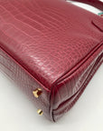 Victoria Hyde Maroon London Crossbody Bag