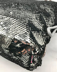 Coach Stone Gray Blue Poppy Sequin Spotlight Convertible Tote Bag 13821