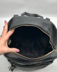 Kate Spade Black Pebbled Leather Chester Street Aveline Backpack