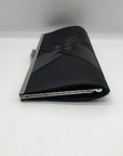I.N.C. International Concepts Black Satin Kelsie Clutch Crossbody Bag