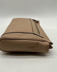 Coach Beige Leather Clutch Wristlet