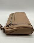 Coach Beige Leather Clutch Wristlet