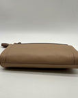 Coach Beige Leather Clutch Wristlet