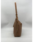 Steve Madden Brown Faux Leather Turn lock Shoulder Bag & Wallet