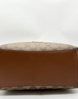 Coach Brown Signature Coated Canvas Val Duffle Bag C2819
