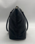 Kate Spade Large Larchmont Avenue Black Pebbled Leather Tote Bag
