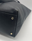 Kate Spade Large Larchmont Avenue Black Pebbled Leather Tote Bag