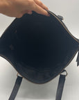 Kate Spade Large Larchmont Avenue Black Pebbled Leather Tote Bag