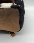 Loyal West Black & White Cowhide Backpack