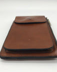 Patricia Nash Brown Leather Phone Clutch