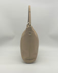 Coach Camel Brown Pebbled Leather Isabelle Shoulder Bag