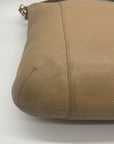 Coach Camel Brown Pebbled Leather Isabelle Shoulder Bag