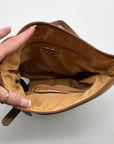 Giani Bernini Brown Pebble Crossbody Bag