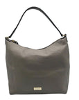 Kate Spade Gray Pebbled Leather Prospect Place Kaia Shoulder Bag