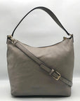 Kate Spade Gray Pebbled Leather Prospect Place Kaia Shoulder Bag