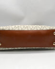 Michael Kors Ivory Monogram Canvas Hamilton Bag