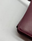 Giani Bernini Purple Leather Crossbody Wallet