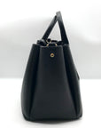 Radley London Black Pebbled Leather Medium Hillgate Place Grab Satchel Bag