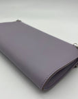 White House Black Market Lavender Patent Leather Convertible Clutch