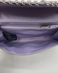 White House Black Market Lavender Patent Leather Convertible Clutch