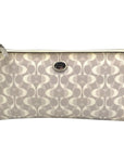 Coach White Coated Canvas Peyton Dream Convertible Wristlet
