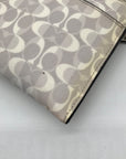 Coach White Coated Canvas Peyton Dream Convertible Wristlet