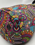 Sakroots Black Spirit Multicolor Nylon On The Go Sling Pack