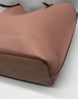 Anne Klein Pink Leather Tote Bag