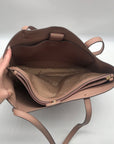 Anne Klein Pink Leather Tote Bag