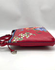 Brighton Red Leather Blossom Hill Rouge Scarlet Crossbody Bag