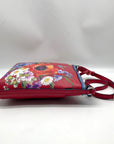 Brighton Red Leather Blossom Hill Rouge Scarlet Crossbody Bag