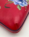 Brighton Red Leather Blossom Hill Rouge Scarlet Crossbody Bag