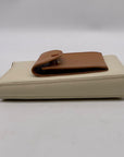 Cafune Camber Cream and Camel Italian Leather Sling