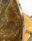 Walborg Gold Beaded Vintage Evening Bag Clutch