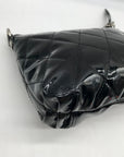 Coach Black Glossy Patent Leather Crossbody Swing Bag
