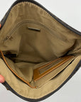 Giani Bernini Brown Block Signature Crossbody Bag
