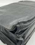 Kenneth Cole Black Leather Briefcase