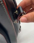 Lodis Black Leather Convertible Briefcase