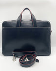 Lodis Black Leather Convertible Briefcase