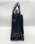 Lodis Black Leather Convertible Briefcase