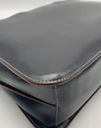Lodis Black Leather Convertible Briefcase
