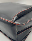 Lodis Black Leather Convertible Briefcase