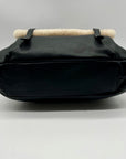 Ugg Black Pebbled Leather Shoulder Bag