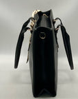 Unbranded Black Faux Leather Tote