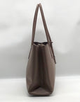 Kate Spade Taupe Pebbled Leather Zip Top Eva Tote Bag
