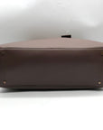 Kate Spade Taupe Pebbled Leather Zip Top Eva Tote Bag