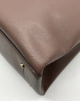 Kate Spade Taupe Pebbled Leather Zip Top Eva Tote Bag