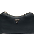 Guess Black Micaela Top-Zip Shoulder Bag