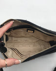 Guess Black Micaela Top-Zip Shoulder Bag
